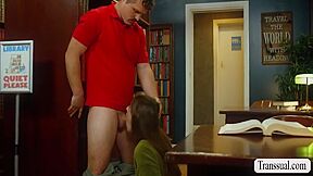 Finally! I Fuck My Ts Librarian Crush Ass 10 Min
