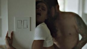 Ebony Stepdaughter banged by stepdad after throat