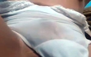 Naughty teenie ts in lingerie solo
