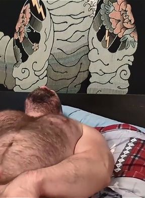 Bear Hole Stretch and Jack off