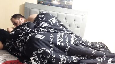 I fuck a chubby blonde in my bedroom