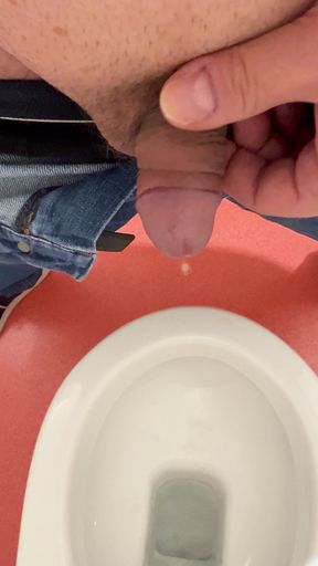 Warm piss comes out of my small daddy cock.