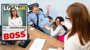 Office Lady Boss Caught Slamming Her Mischievous Subordinate