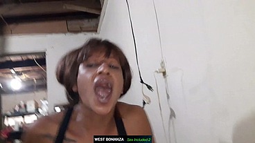 MARIANNA BLOWJOB - Sucks A Load Of Cum Into Her Mouth