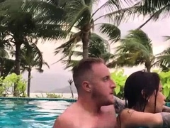 Fucking in Public Pool jacuzzi