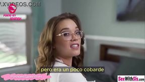 Se rompen mis jeans y mi hermanastro se aprovecha - Subtitulado Espa&ntilde_ol