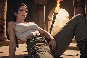Lara Croft in Search of the Best Penis in an Ai Adaptation
