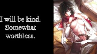 Mikasa Ackerman CEI - be her little Cumslut (Fem Dom)