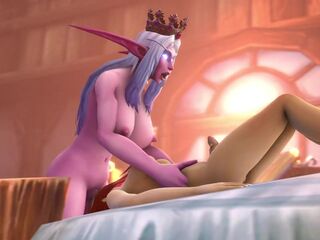 Autumn Evening Craving - World of Warcraft Futanari x futanari