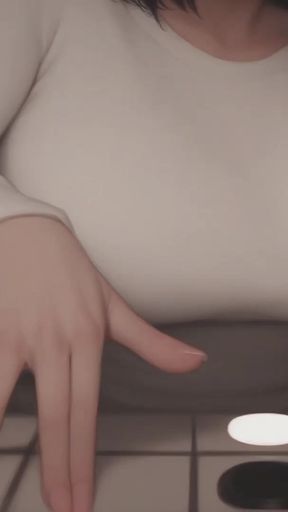 Obsessed Lucy #4, She Uses Her Feet, Animated Cute Roommate Porn Game