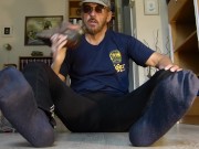 Man's scent (8) - smelling socks and feet