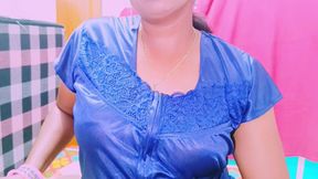 Sexy wife cheating husband doggy style fucking husband's father Telugu dirty talks.