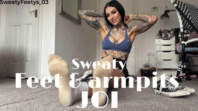 Sweaty FEET & ARMPITS JOI