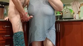 spanked a neighbor in the ass fucked in the mouth, pussy and cum in the mouth