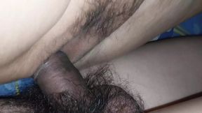 Intense cumshot with a large and teasing bird