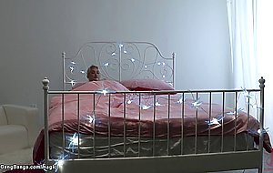 Bound blond bride anal group fucked