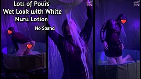 Softcore Edit Wetlook with Sexy White Nuru No Sound