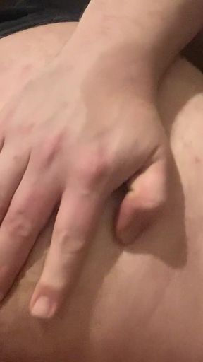 Big Beads in My Asshole Close up