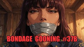 Bondage Gooning #37B: Leather Mistress Bondage Goon State Overload (Animated)