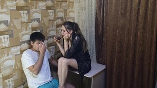 Amateur girl is going to get fucked from behind HARD