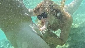 the non-mermaid: big-ass teen lina fucked in a vacation paradise (underwater sex)