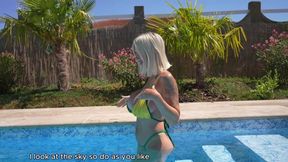 I fuck with my sister's best friend hard when I saw her big boobs at the pool