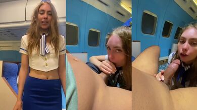 Oops my bad stewardess that slipped in on the airplane