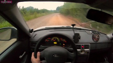 Teen hitchhiker girl fucks a stranger for a free ride!