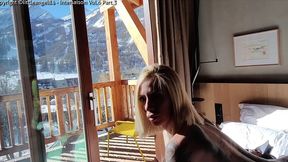 littleangel84 - pipe rapide dans les vestiaire et baise matinale a la montagne