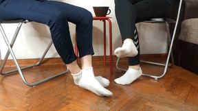 GIRLS WEAR DIRTY SMELLY SOCKS - MOV HD