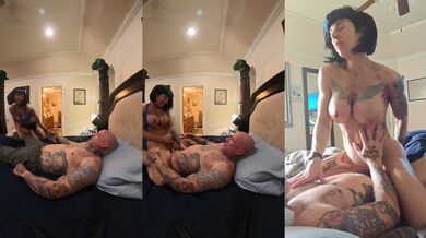Fucking Big Tit Milf Miley after gym and after a hot shower