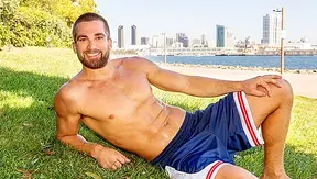 Bearded Stud Rhett Juggles His Massive Erect Cock in Slow Motion – SeanCody