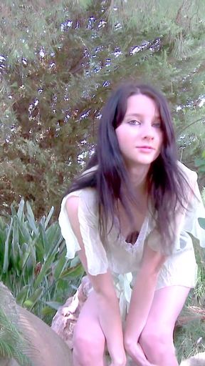 Pauline Cooper: Nice Little Brunette Pauline Cooper Removing Clothes