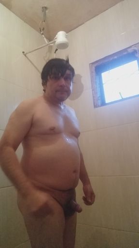 I just took a shower and show everything