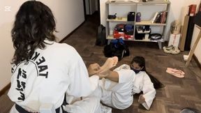 LATINA BLACK BELT SISTERS TICKLE PUNISHMENT - TICKLES