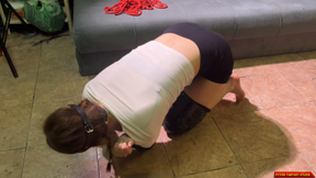 tied up punishment in garage