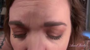 Free Premium Video Your Busty Step-aunt Denise Sucks Your Cock & Lets You Fuck Her Big Natural Tits (pov) - Aunt Judys