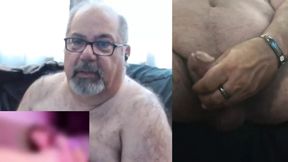 Wanking off While Commenting on Porn