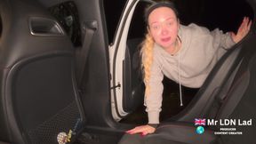 Dirty British Slut Sophia May Loves Mr LDN Lads CHAV 9inch Cock in Car POV