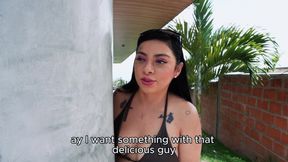 I FUCK MY BOSS AFTER WASHING HER CAR