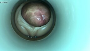 Tip of my dick by cum cam man