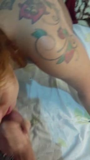 Jerking Off Until He Cums On My Tits