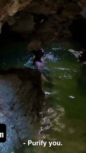 Wild Cancun 3 - Skinny-dipping In The Cenotes Leads To A Raw Threesome - Latin Leche   Clip 1