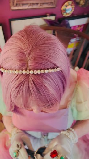 A Pretty Princess, Tina Snua , Chainsmokes 2 Cork Cigarettes - Dangling Snap Inhales Drifting Smoke