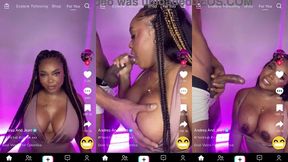 mi hermanastra tiktoker colombiana me deja correrme en su cara en directo