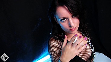 The Smoking Slut Craves Big Cock