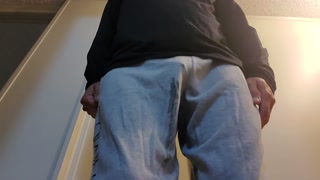 Morning piss desperation got me so worked up I had to cum