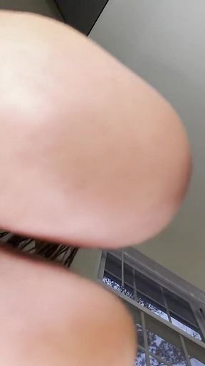 Her Massive Feet Hover Your Face