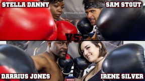 2 vs 2 Mixed Boxing - Sam Stout vs Irene Silver and Darrius Jones vs Stella Dannyy