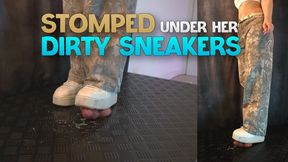 Stomped Under Her Dirty Sneakers (45 Double Version) - TamyStarly - Cock Balls Crush Trample, Shoejob, Bootjob, CBT, Ballbusting, Trampling, Stomping